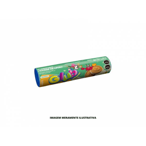 BISCOITO RECHEADO MOUSS LIMAO GLUB SAGRA 1X30X100G